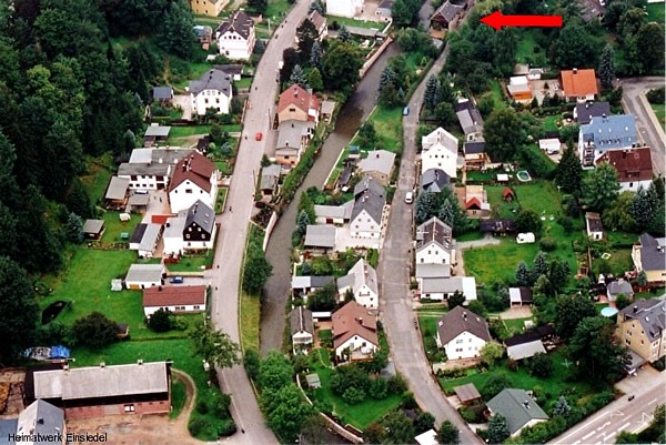 Rosenstraße Einsiedel Luftbild 17.08.2005