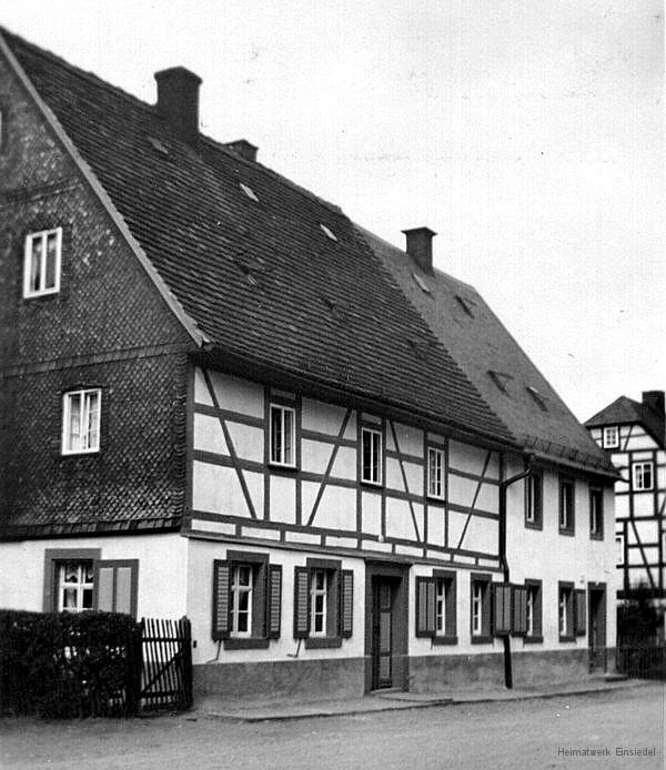 Einsiedel Rosenstraße 8 vor 1945