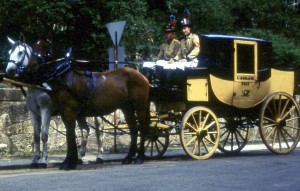 Postkutsche in Einsiedel 1980