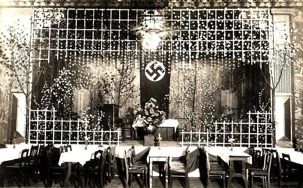 Drei Eichen Saal im Dritten Reich