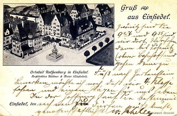 Einsiedel Rothenburg 1911