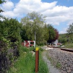 Ehemaliger Schrankenposten nr. 10 in Einsiedel 2005.