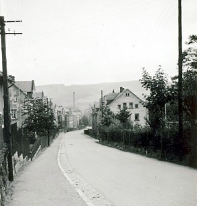 Berbisdorfer Straße in Einsiedel vor 1945