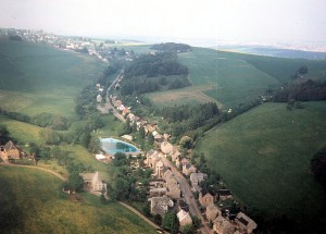 Luftbild Berbisdorfer Straße Mitte der 1990er Jahre