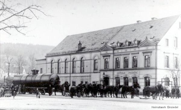 Kesseltransport für das Einsiedler Brauhaus