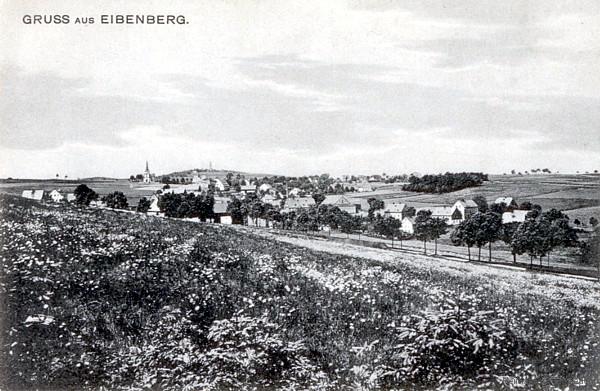 Die Eibenberger Straße in Einsiedel führt (man ahnt es fast) nach Eibenberg.