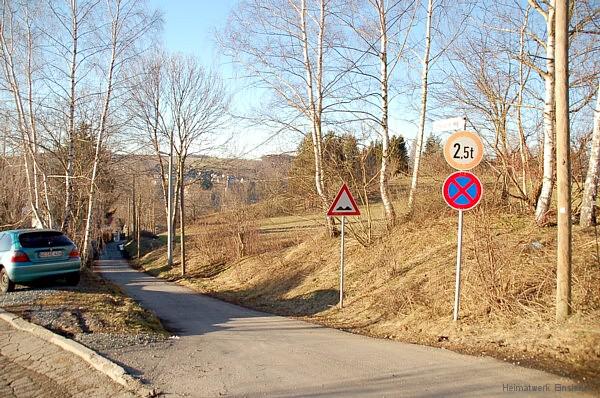 Dittersdorfer Weg Einmündung Schollstraße 16.1.11