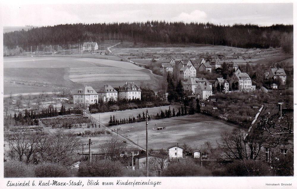 Dittersdorfer Straße mit Pionierlager Einsiedel