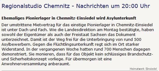 Screenshot (Ausschnitt) der MDR-Website vom 28.09.2015