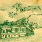 Fotoatelier Hermann Förster, Ludwig Roux, Ingeburg Löffler. Weiterhin Farbenhandlung Ernst Preißler.