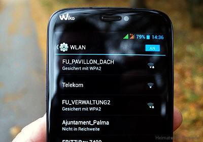 WLAN-Empfang aus der F+U