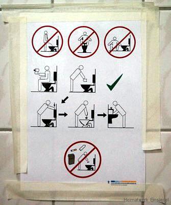 Piktogramm Toilettenbenutzung Männer