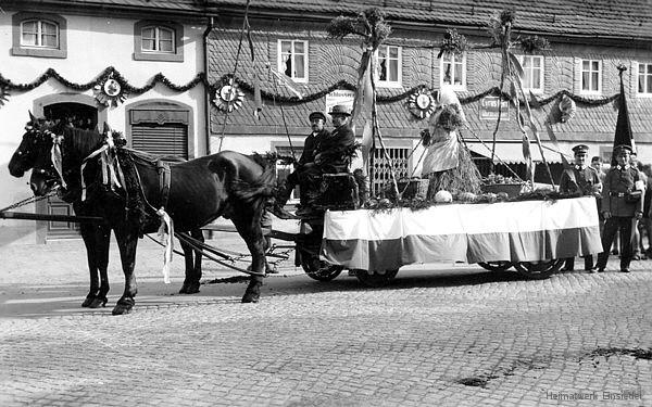 Erntedankfest in Einsiedel 1934