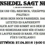 Aushang Demo 27.04.2016