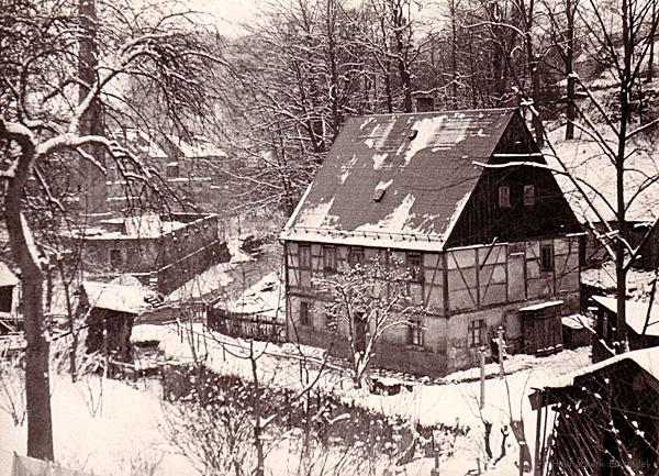 Talsperrengrund 1 in den frühen 1950er Jahren.