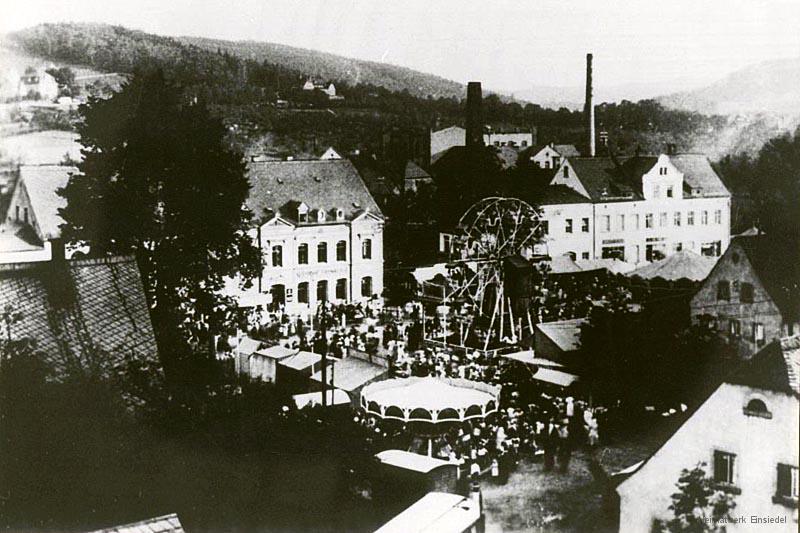 Die Einsiedler Kirmes in den 1920er Jahren.