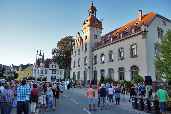 Vor der Demo in Einsiedel 31.08.16