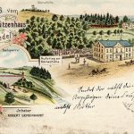 Postkarte Schützenhaus Einsiedel 1903