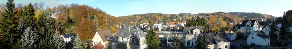 Dachfensterpanorama aus Berbisdorfer Straße 3 Herbst 2001