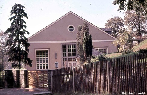 Wiederaufgebaute Filterhalle in den 1960er Jahren