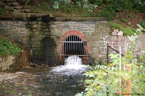 Auslauf der Einsiedler Talsperre in die Kaskade