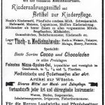 Annonce Apotheke Einsiedel 1897