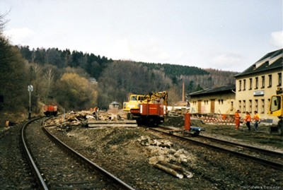 Abriss Bahnsteig Bhf Einsiedel