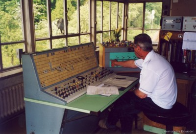 Stellwerk 2 Gleisbildtafel