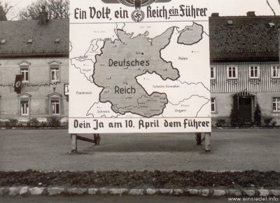 Werbung für den Österreichanschluss 1938