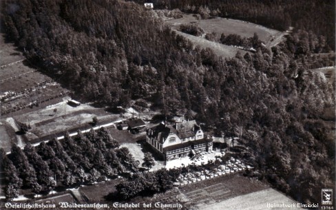 Luftbildaufnahme Waldesrauschen Einsiedel