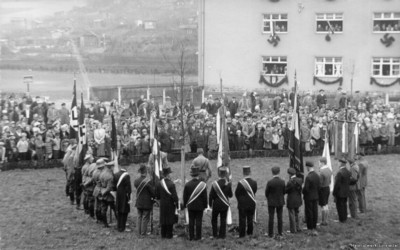 Pflanzung der Adolf-Hitler-Eiche in Einsiedel 1933