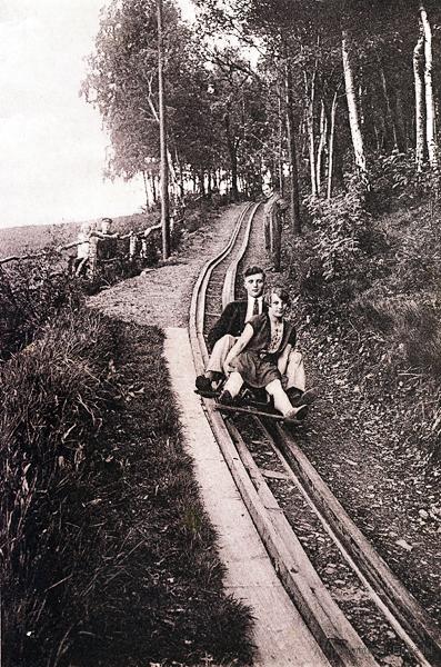 Sommerrodelbahn Einsiedel Talfahrt