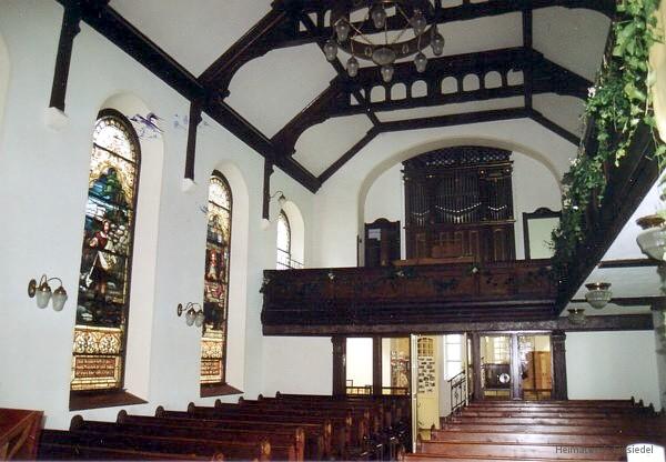 Orgel in der Berbisdorfer Kirche