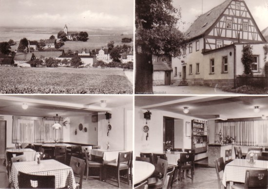 Friedenseiche Berbisdorf Postkarte 1983