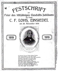 Festschrift 100 Jahre Strumpffabrik C.F. Lohs