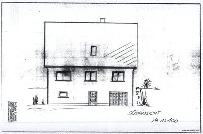 Bauzeichnung Einfamilienhaus 1989