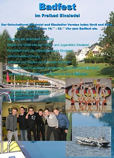Plakat Badfest Einsiedel 2012