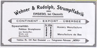 WeRu-Reklame 1924