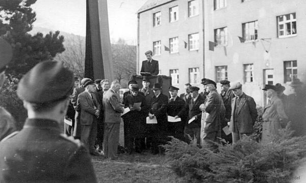 Eröffnungsred mit Männerchor Berbisdorf