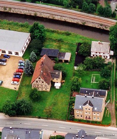 Fachwerkhaus Einsiedel Luftbildaufnahme 2005