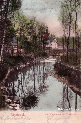 Am Wege nach der Talsperre in Einsiedel.