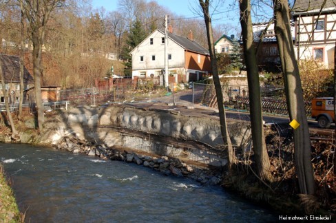 Ufermauersanierung Talsperrengrund Einsiedel 2007