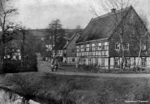 Uferstraße Einsiedel um 1910.