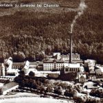 Papierfabrik Einsiedel, Luftbildaufnahme aus den 1920er Jahren