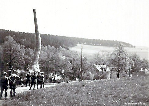 Essensprengung Papierfabrik Einsiedel 1938