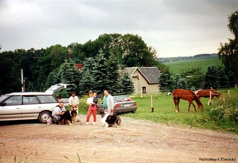 Evakuierung der Einsiedler Ortsmitte 1998 nach Bombenfund