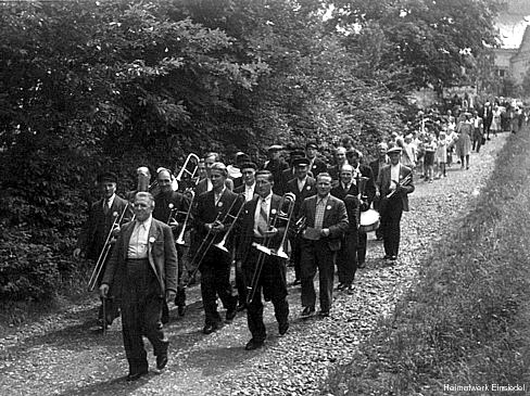 Schulfest Einsiedel 1953 (Umzug)