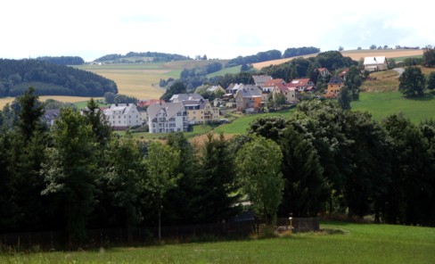 Pfarrhübelsiedlung Einsiedel im Juli 2008