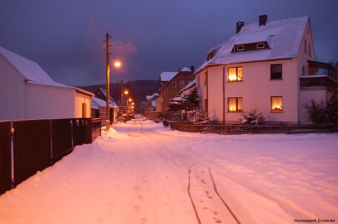 Winteridylle am Fabrikweg Einsiedel 2005
