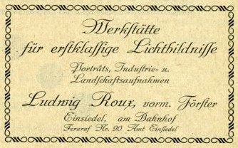 Anzeige im Adressbuch 1926/27
